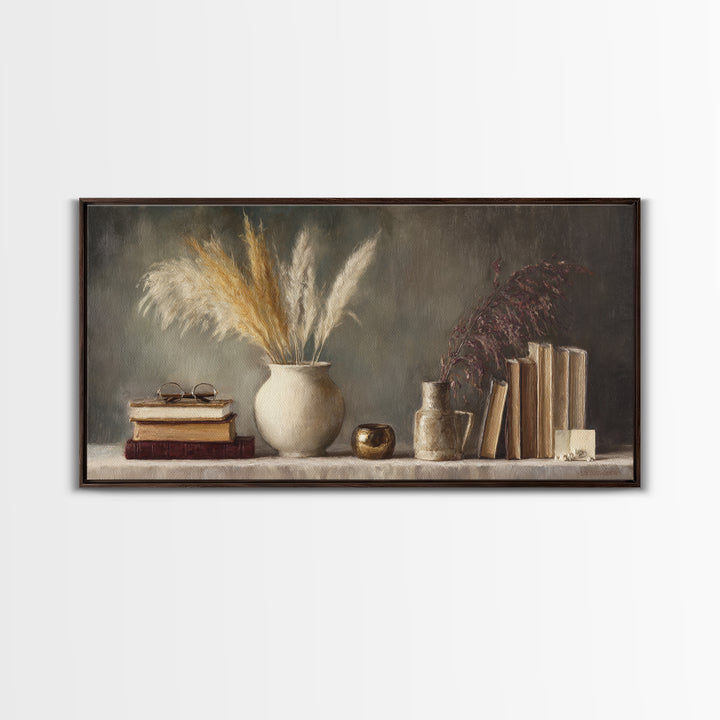 Sunlit Interior Still Life Canvas Print, Art, Room Decor, Living Room Decor, Fine Art, Art Commission, Digital Wall Art, ART-2x1-58