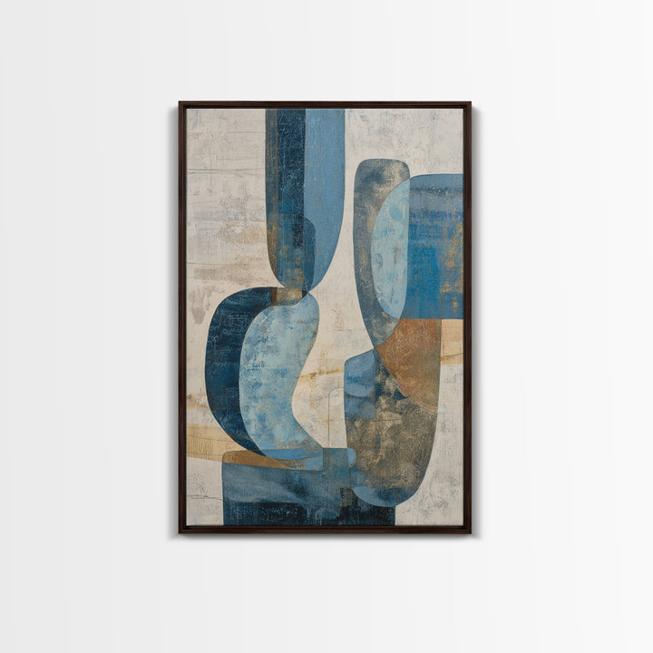 Abstract Water Forms Framed Canvas Print, Art, Room Decor, Living Room Decor, Abstract Art, Art Commission, Digital Wall Art, ART-2x3-75