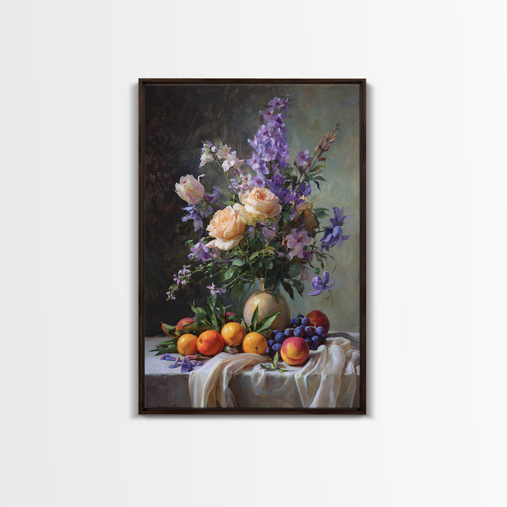 Museum Still Life Canvas Print, Art, Wall Art Prints, Living Room Decor, Fine Art, Ai Art, Textured Wall Art, ART-2x3-81