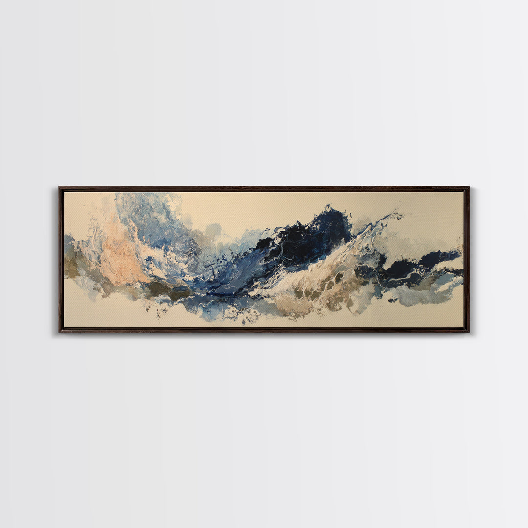 Abstract Water Forms Canvas Print, Art, Printable Art, Living Room Decor, Abstract Art, Statement Artwork, Boho Decor, ART-3x1-11