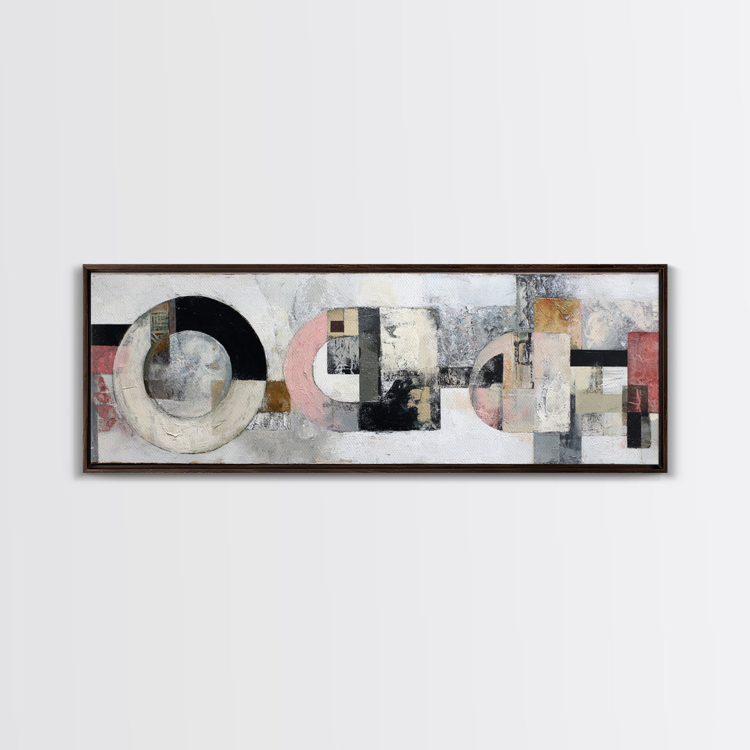 Textured Neutral Abstraction Framed Canvas Print, Art, Art Prints, Living Room Decor, Abstract Art, Framed Wall Art, ART-3x1-5