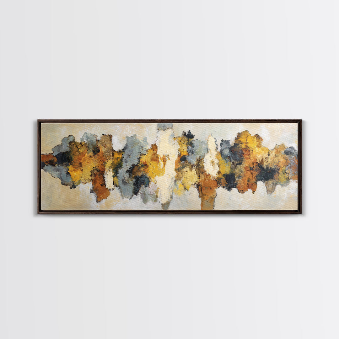 Contemporary Abstract with Layered Pigments and Energetic Canvas Print, Art, Wall Art for Mom, Living Room Decor, Abstract Art, ART-3x1-66