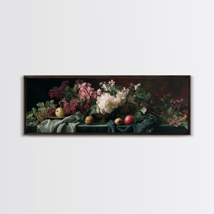 Museum Still Life Framed Canvas Print, Art, Wood Wall Art, Living Room Decor, Fine Art, Modern Decor, Fine Art Print, ART-3x1-89