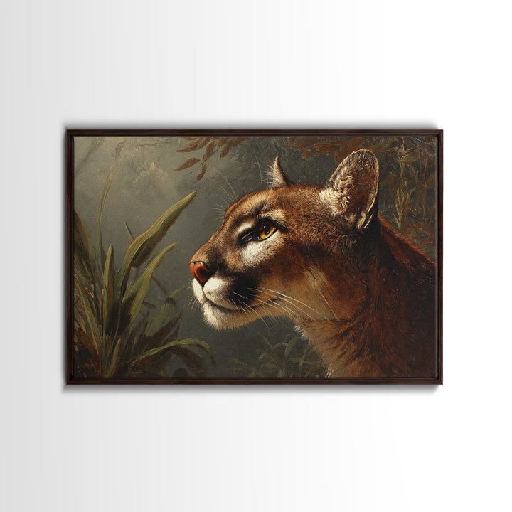 Elegant Animal Portrait Canvas Print, Art, Art Print, Living Room Decor, Oil Painting, Canvas Wall Art, Abstract Art, ART-3x2-22