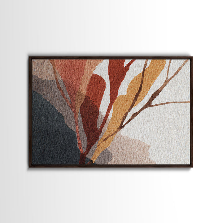 Simple Monochrome Figure Study Framed Canvas Print, Art, Framed Art, Living Room Decor, Fine Art, Neutral Decor, ART-3x2-64