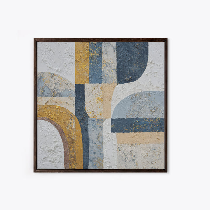 Textured Plaster Abstract Canvas Print, Above Sofa Art, Watercolor Painting, Living Room Decor, Abstract Art, Statement, ASA-1x1-35