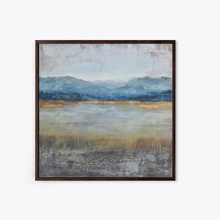 Oversized Abstract Landscape Canvas Print, Above Sofa Art, Modern Art, Living Room Decor, Fine Art, Statement, Art Print, ASA-1x1-49