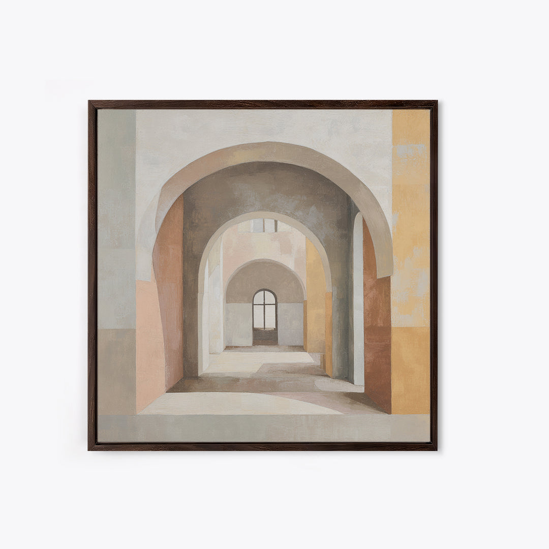 Architectural Arch Study Canvas Print, Above Sofa Art, Fine Art Print, Living Room Decor, Fine Art, Statement, ASA-1x1-81