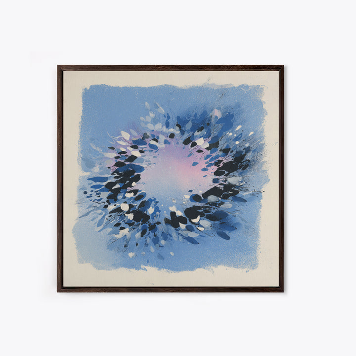 Large Modern Organic Shapes Canvas Print, Above Sofa Art, Wall Decor, Living Room Decor, Abstract Art, Statement, ASA-1x1-98
