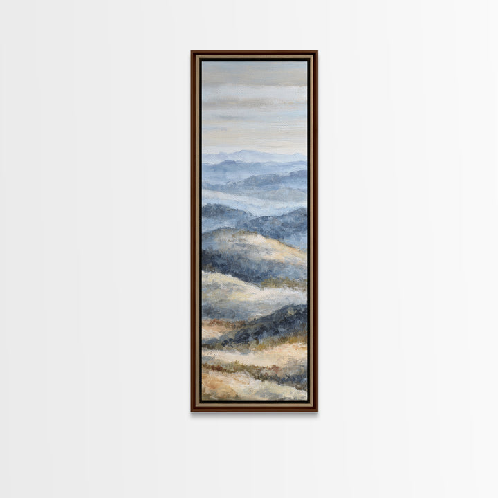Sunlit Rolling Hills Canvas Print, Above Sofa Art, 3 Piece Wall Art, Living Room Decor, Fine Art, Statement, Neutral Decor, ASA-1x3-5