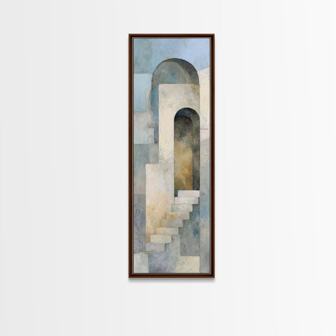 Architectural Arch Study Canvas Print, Above Sofa Art, Statement Artwork, Living Room Decor, Statement, Mid Century Modern, ASA-1x3-93