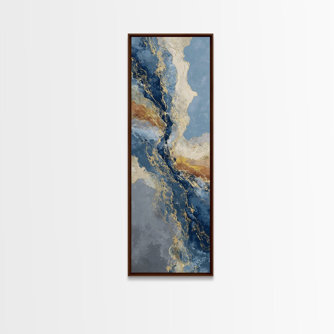 Textured Plaster Abstract Canvas Print, Above Sofa Art, Watercolor Painting, Living Room Decor, Statement, Bauhaus Print, ASA-1x3-95
