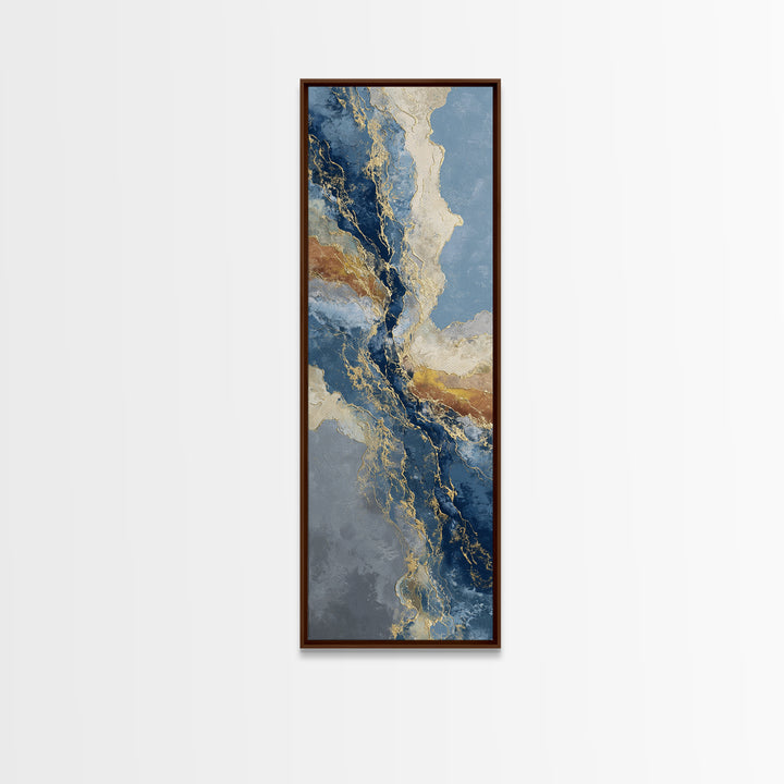 Textured Plaster Abstract Canvas Print, Above Sofa Art, Watercolor Painting, Living Room Decor, Statement, Bauhaus Print, ASA-1x3-95