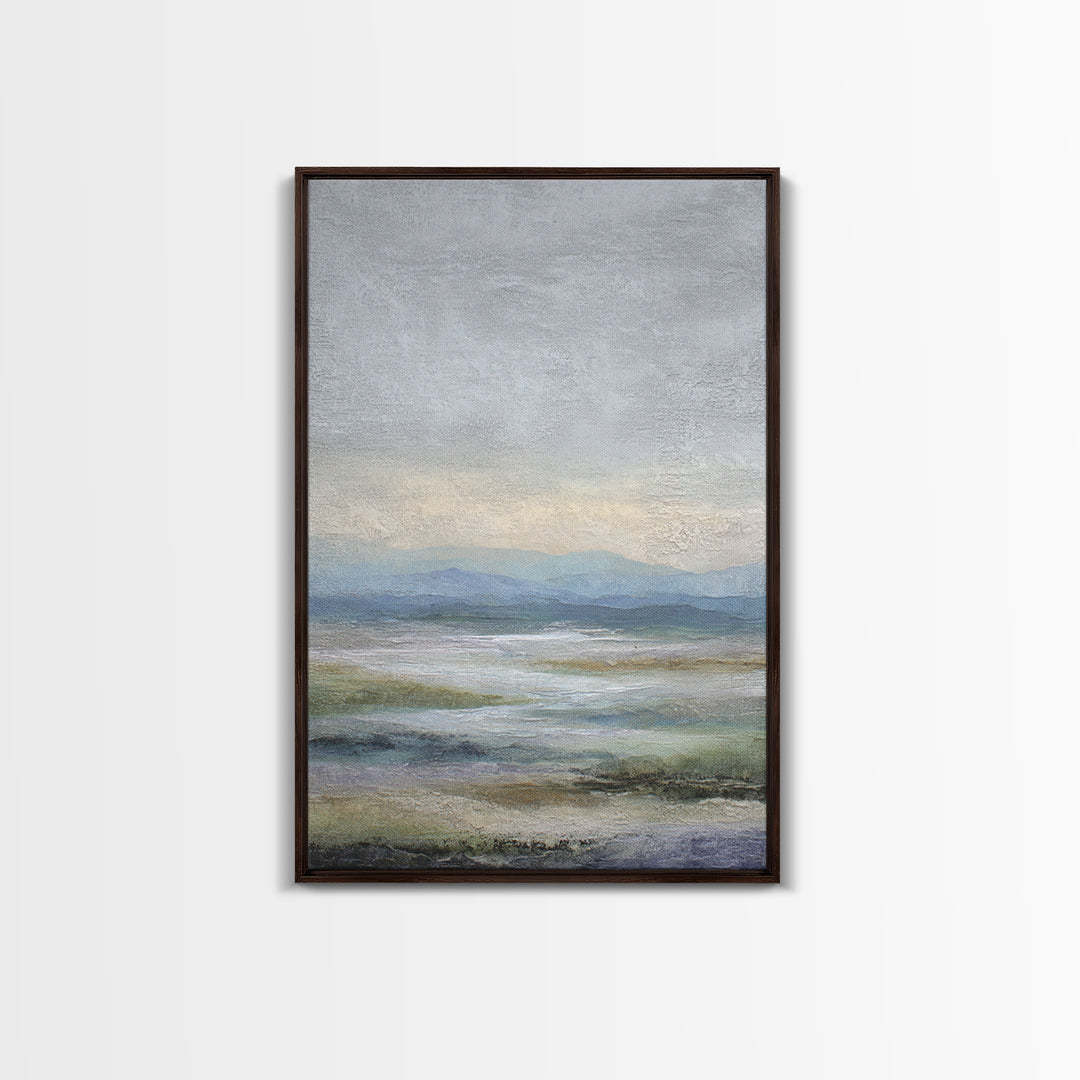 Abstract River Bends Canvas Print, Above Sofa Art, Japandi Wall Art, Living Room Decor, Fine Art, Statement, Boho Decor, ASA-2x3-31