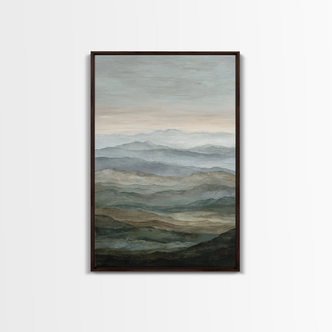 Oversized Abstract Landscape Canvas Print, Above Sofa Art, Canvas Wall Art, Living Room Decor, Statement, Living Room Wall Art, ASA-2x3-57