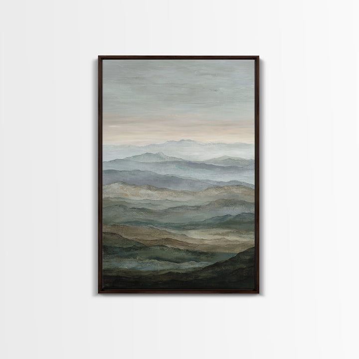 Oversized Abstract Landscape Canvas Print, Above Sofa Art, Canvas Wall Art, Living Room Decor, Statement, Living Room Wall Art, ASA-2x3-57