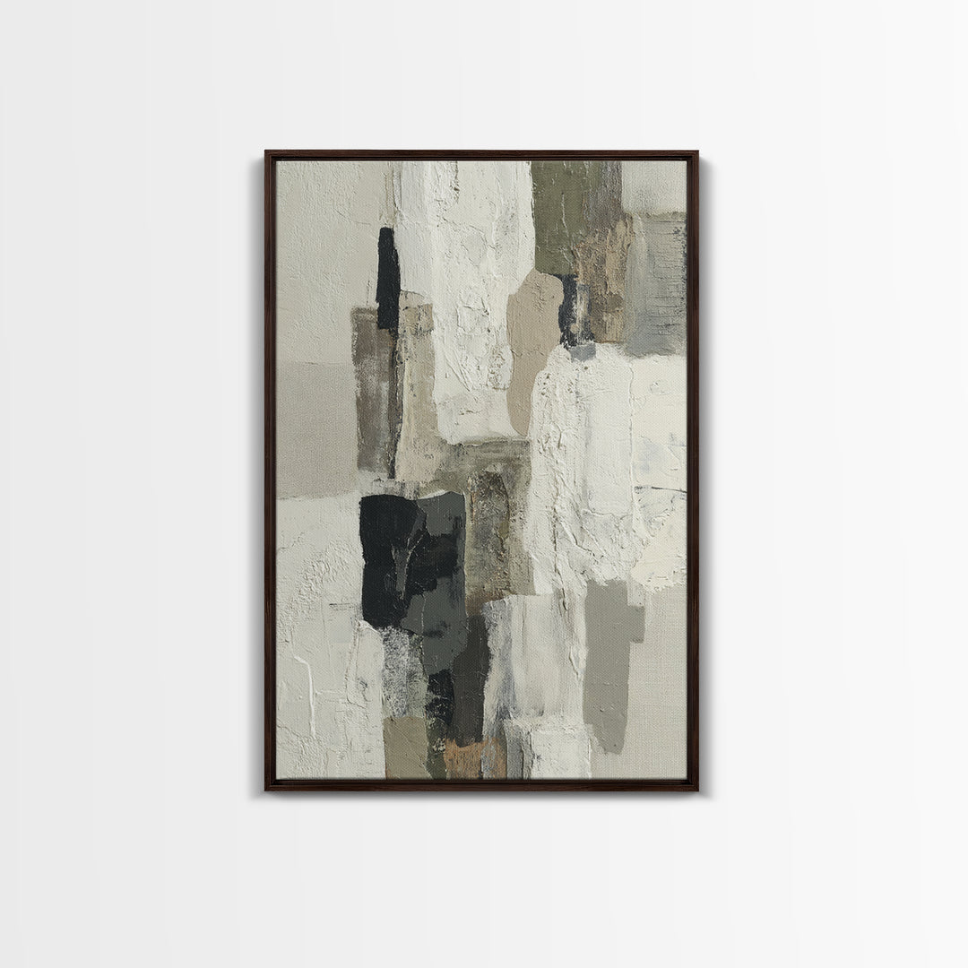 Large Modern Organic Shapes Canvas Print, Above Sofa Art, Contemporary Art, Living Room Decor, Abstract Art, Statement, ASA-2x3-58