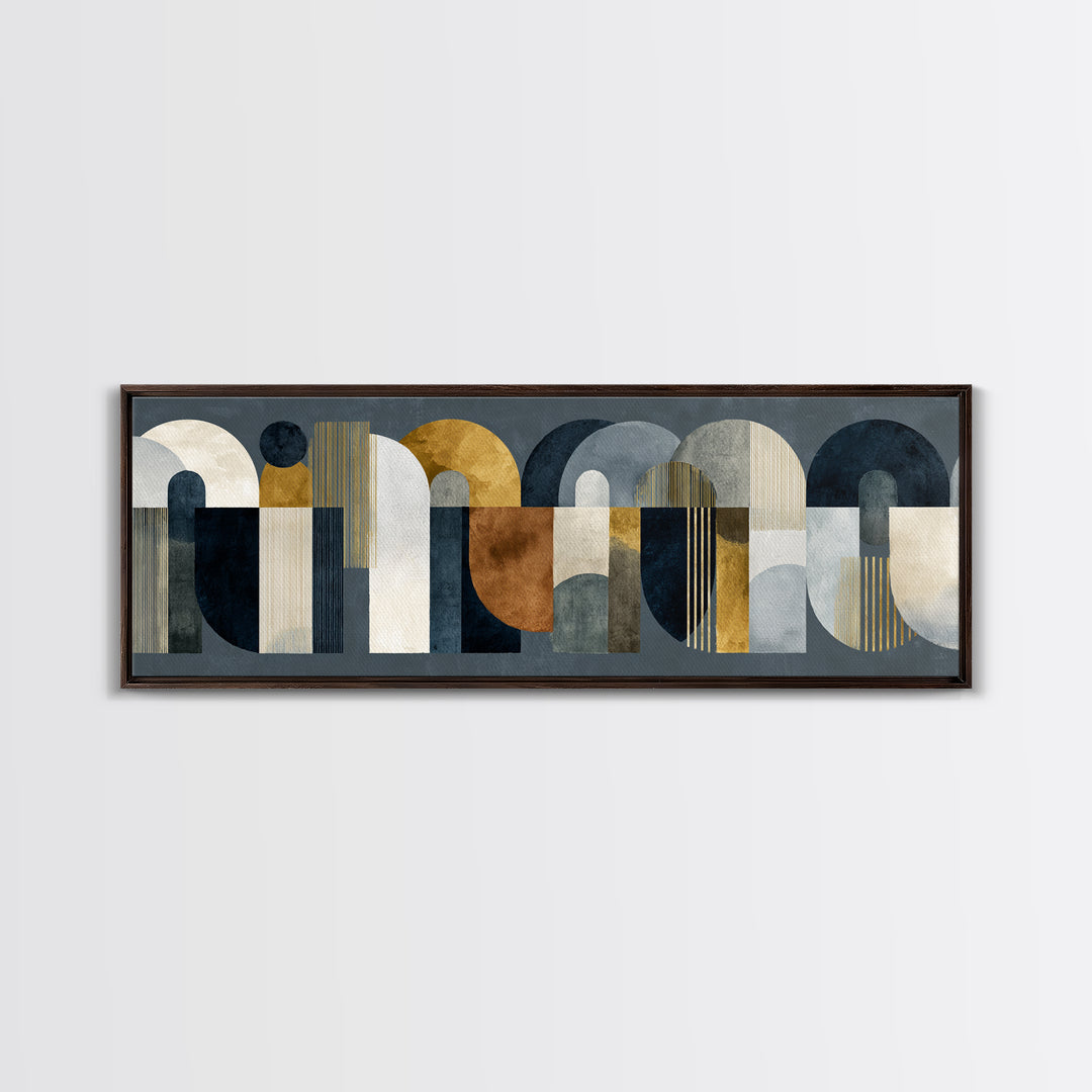 Luxury Monochrome Stone Composition Canvas Print, Above Sofa Art, Statement Artwork, Living Room Decor, Fine Art, Statement, ASA-3x1-35