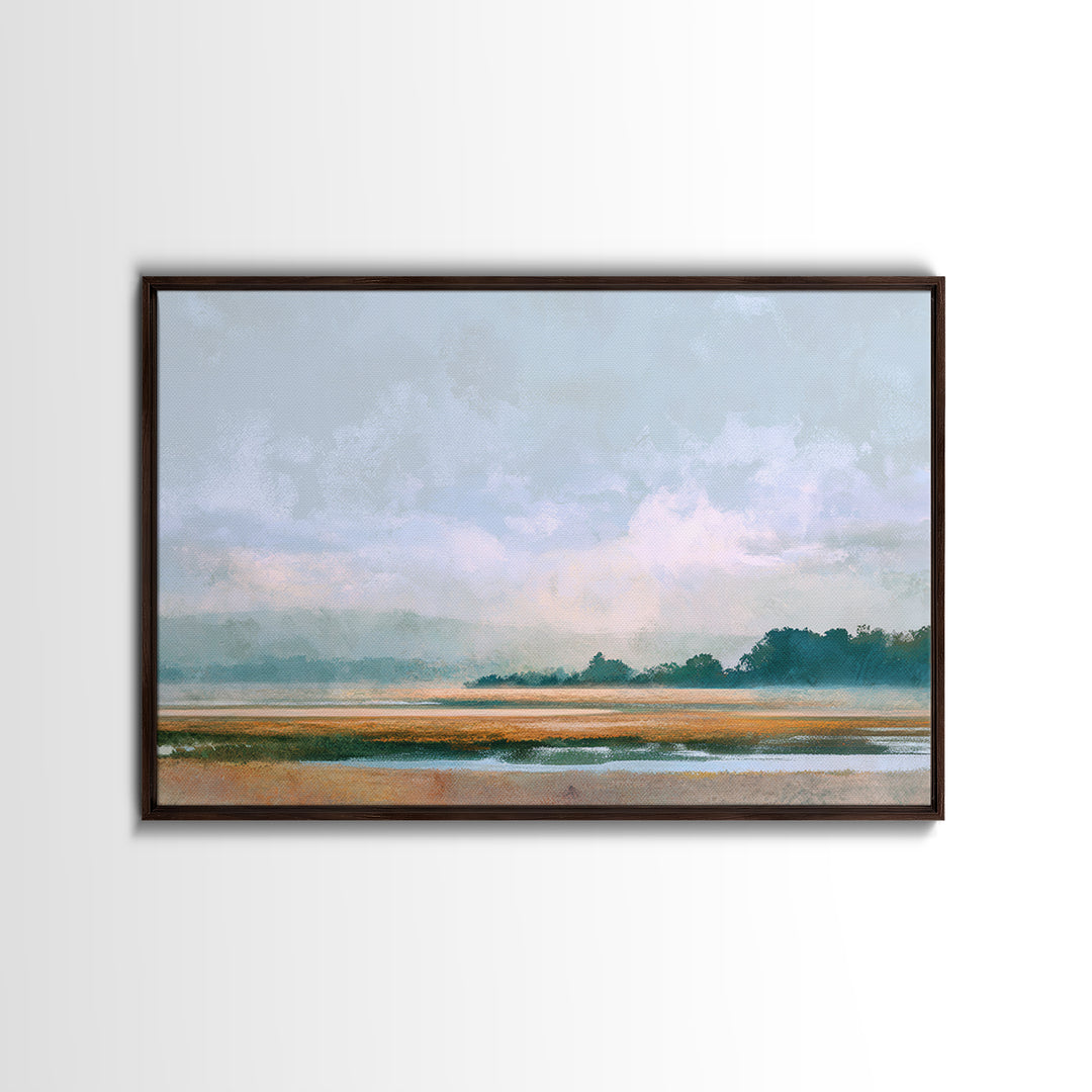 Gallery Style Landscape with Expansive Negative Space Canvas Print, Above Sofa Art, Room Decor, Living Room Decor, Statement, ASA-3x2-4