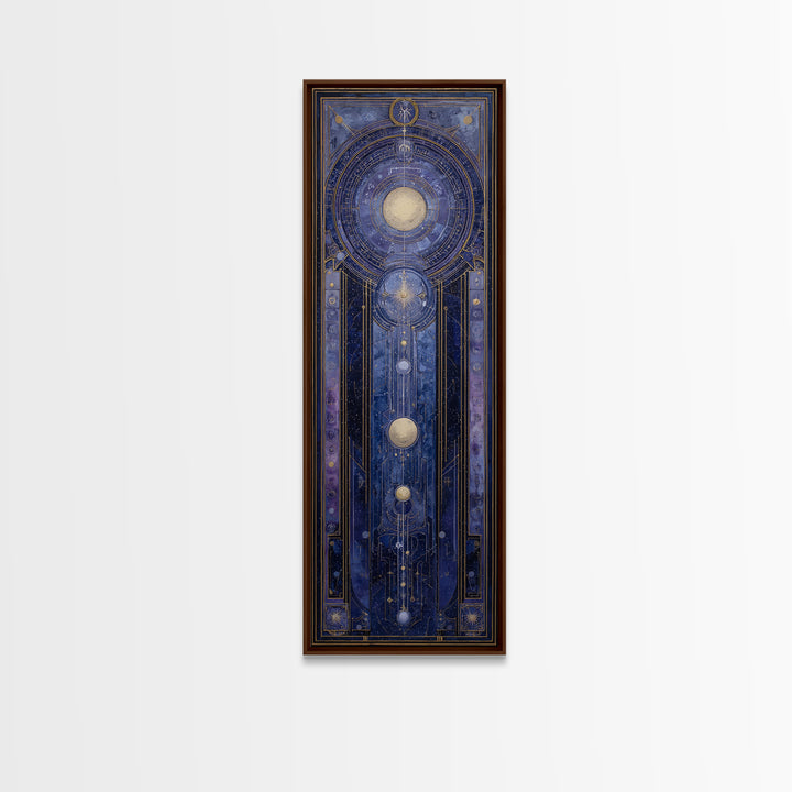 Scorpio Formed from Stars and Jeweled Shadows Canvas Print, Astrology Art, Astronomy Print, Living Room Decor, Fine Art, Zodiac, AST-1x3-22