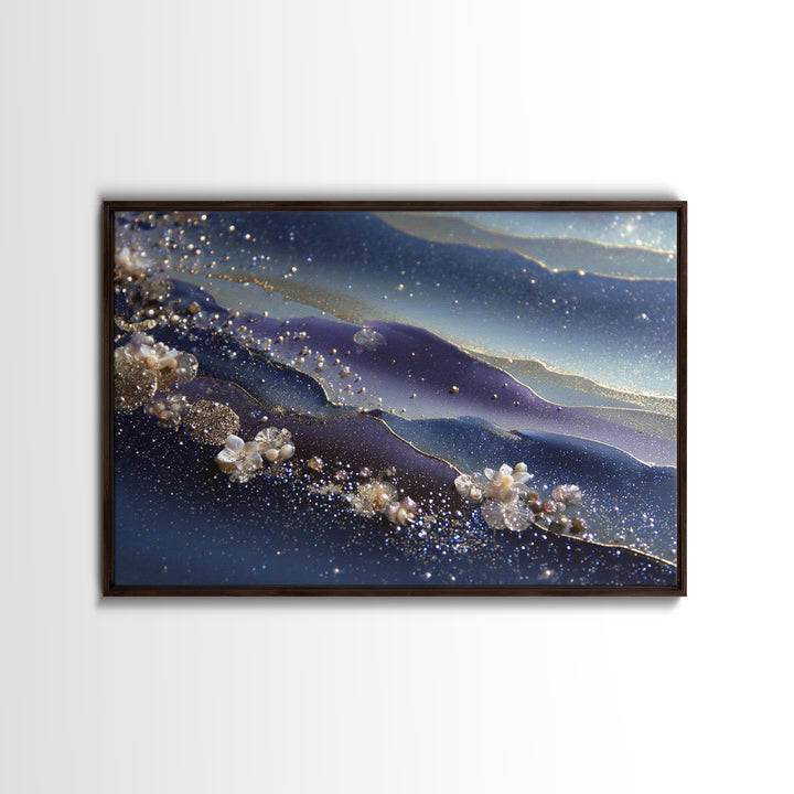 Scorpio Formed from Stars and Jeweled Shadows Canvas Print, Astrology Art, Psychedelic Art, Living Room Decor, Fine Art, Zodiac, AST-3x2-38