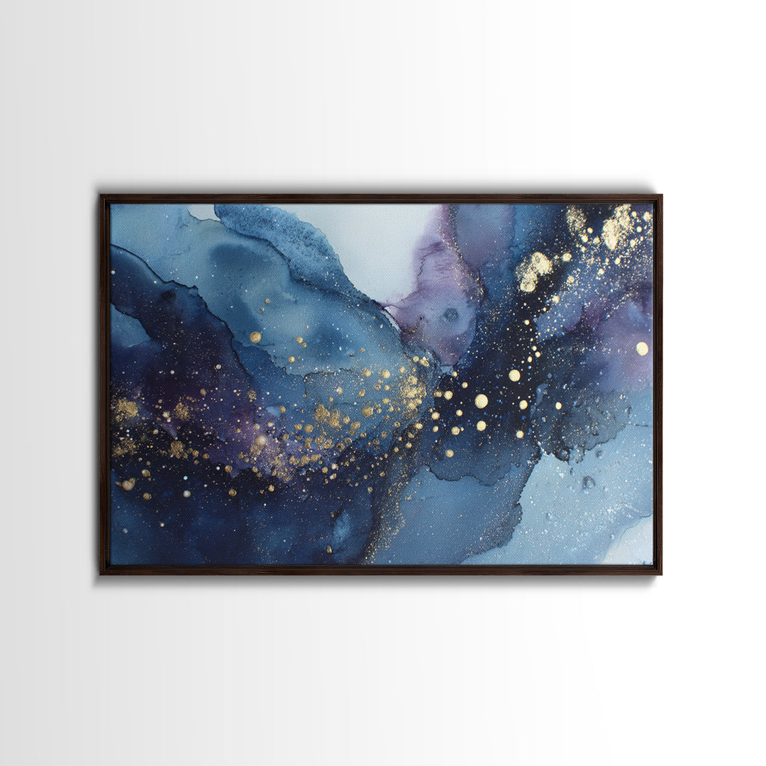 Scorpio Formed from Stars and Jeweled Shadows Framed Canvas Print, Astrology Art, Zodiac Sign Print, Living Room Decor, Zodiac, AST-3x2-86