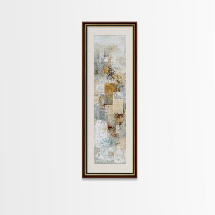 Antique Key and Handwritten Letter Arrangement Without Canvas Print, Bed and Breakfast Art, Art Print, Living Room Decor, BAB-1x3-93