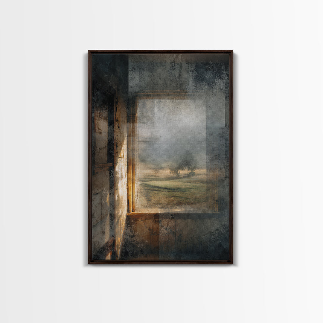 Old Farmhouse Landscape Canvas Print, Bed and Breakfast Art, Canvas Wall Art, Living Room Decor, Fine Art, Above Bed Decor, BAB-2x3-39