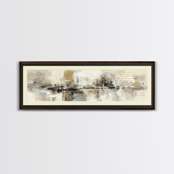 Antique Key and Handwritten Canvas Print, Bed and Breakfast Art, Bedroom Wall Decor, Living Room Decor, Fine Art Print, BAB-3x1-1