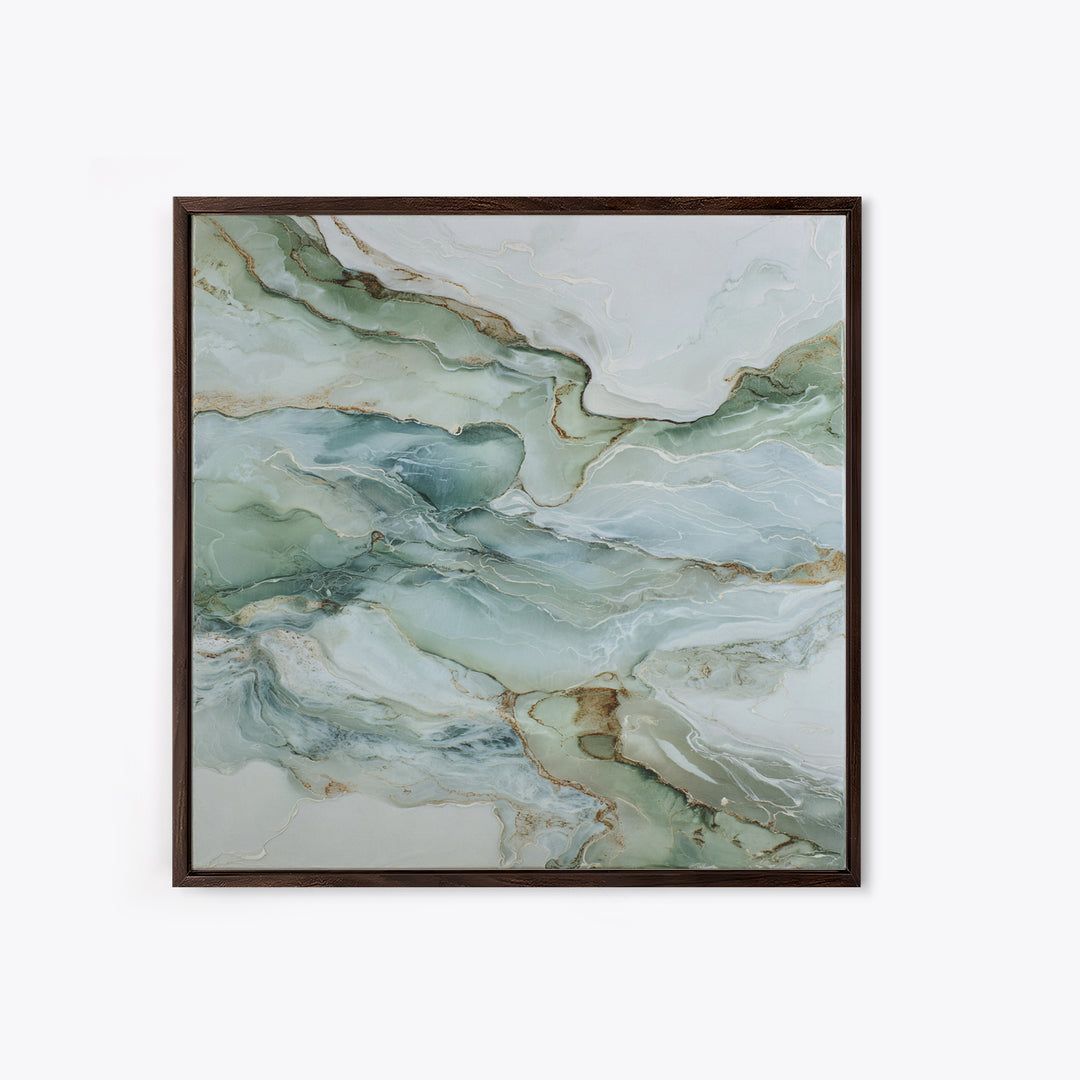 Abstract Marble Texture Framed Canvas Print, Bathroom Art, Dopamine Decor, Bathroom Decor, Abstract Art, Spa, Halloween Art, BAT-1x1-16