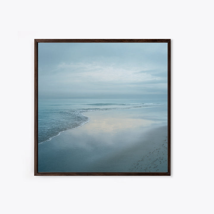 Soft Cloud and Rain Composition Canvas Print, Bathroom Art, Framed Wall Art, Bathroom Decor, Watercolor Art, Spa, BAT-1x1-19