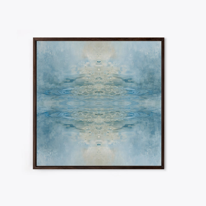 Abstract Water Ripples Canvas Print, Bathroom Art, Bathroom Accessories, Bathroom Decor, Abstract Art, Spa, Fine Art Print, BAT-1x1-5