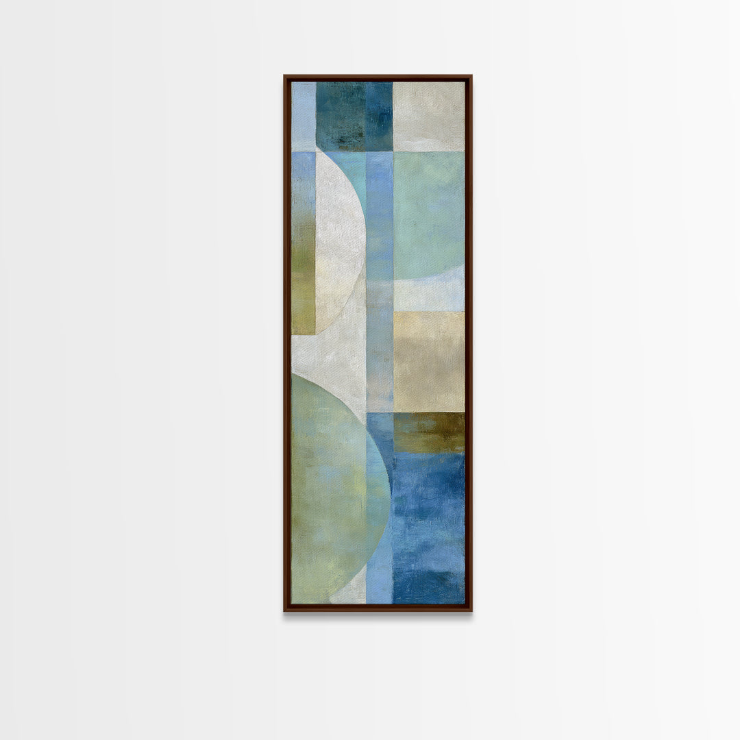Clean Geometric Forms Canvas Print, Bathroom Art, Printable, Bathroom Decor, Spa, Bathroom Prints, Bathroom Wall Decor, BAT-1x3-33