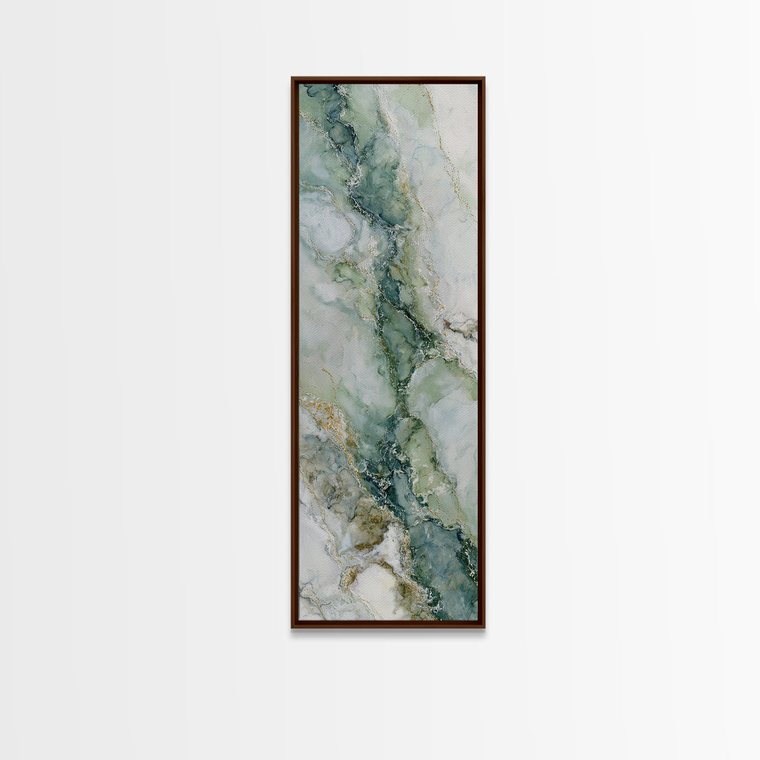 Abstract Marble Texture Framed Canvas Print, Bathroom Art, Printable, Bathroom Decor, Fine Art, Spa, Bathroom Prints, BAT-1x3-76
