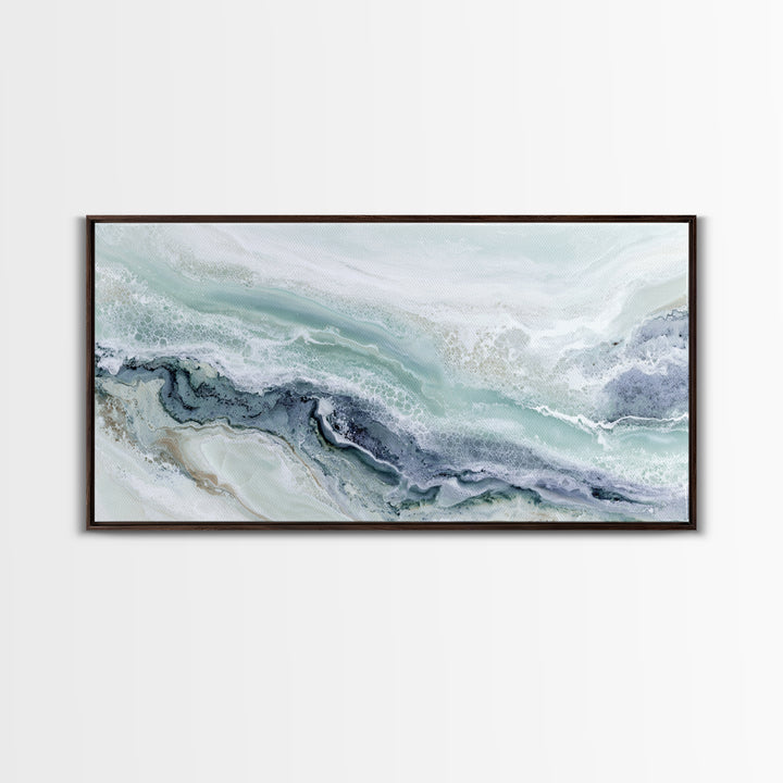 Abstract Marble Texture Framed Canvas Print, Bathroom Art, Luxury Decor, Bathroom Decor, Abstract Art, Spa, Digital Wall Art, BAT-2x1-12