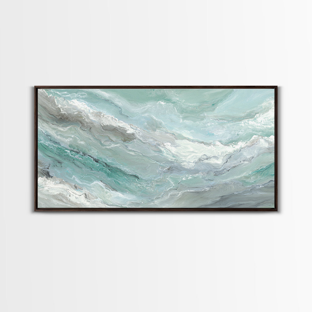 Abstract Marble Texture Canvas Print, Bathroom Art, Contemporary Art, Bathroom Decor, Abstract Art, Spa, Framed Wall Art, BAT-2x1-36