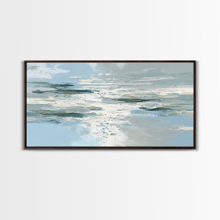 Abstract Water Ripples Canvas Print, Bathroom Art, Wall Art, Bathroom Decor, Abstract Art, Spa, Dog Portrait, Canvas Wall Art, BAT-2x1-49