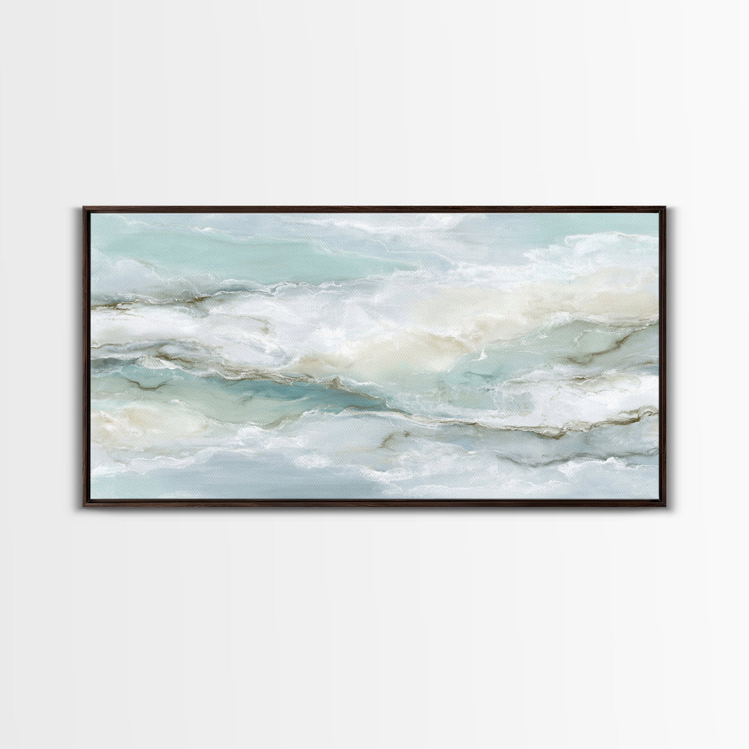 Abstract Marble Texture Framed Canvas Print, Bathroom Art, Printable Wall Art, Bathroom Decor, Spa, Bathroom Wall Decor, BAT-2x1-60