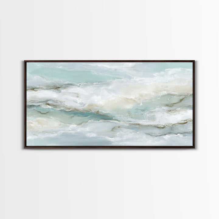 Abstract Marble Texture Framed Canvas Print, Bathroom Art, Printable Wall Art, Bathroom Decor, Spa, Bathroom Wall Decor, BAT-2x1-60