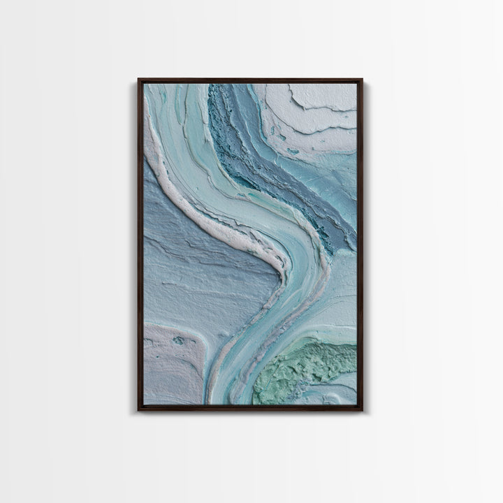 Soft Cloud and Rain Composition Framed Canvas Print, Bathroom Art, Bathroom Wall Decor, Bathroom Decor, Fine Art, Spa, BAT-2x3-3