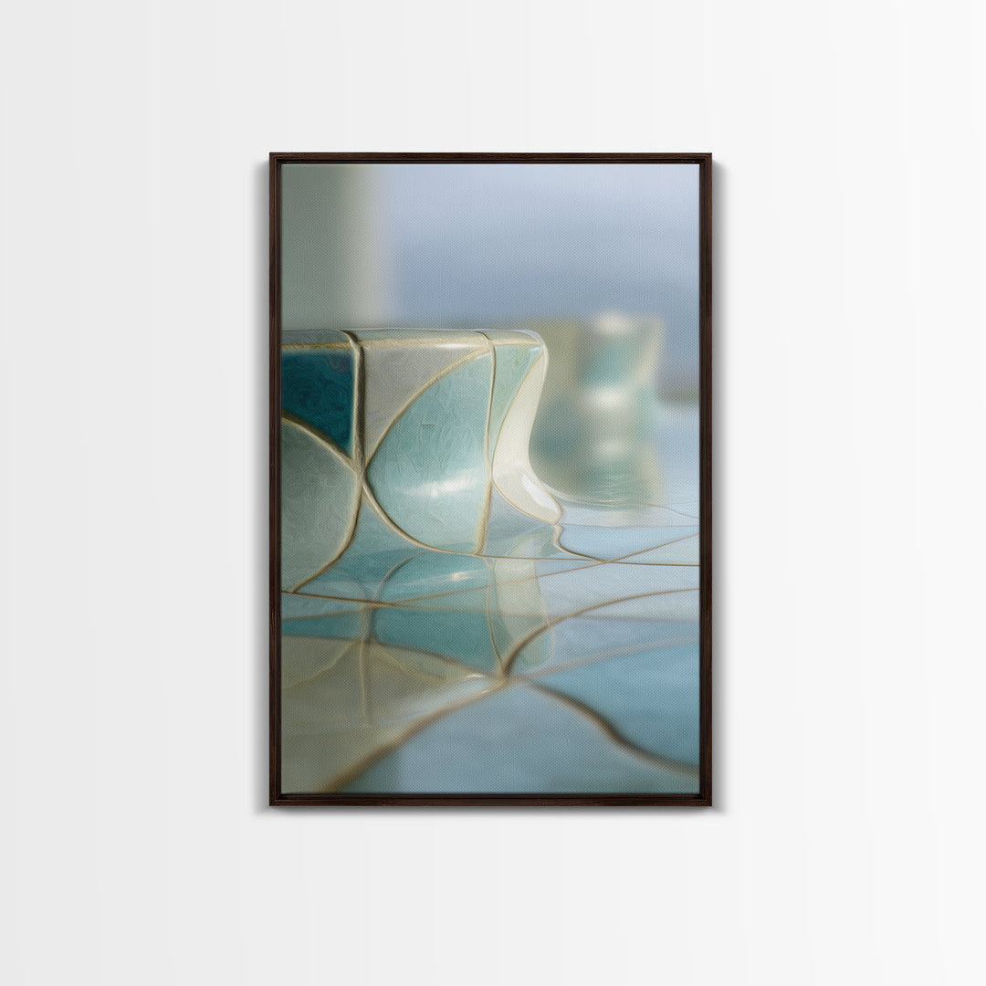 Clean Geometric Forms Canvas Print, Bathroom Art, Printable Wall Art, Bathroom Decor, Abstract Art, Spa, Bathroom Wall Decor, BAT-2x3-77