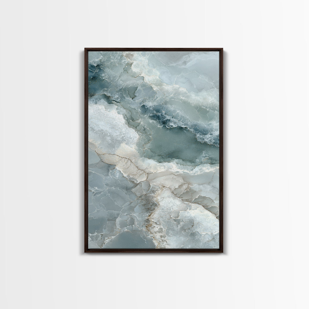 Abstract Marble Texture Canvas Print, Bathroom Art, Contemporary Art, Bathroom Decor, Abstract Art, Spa, Framed Wall Art, BAT-2x3-96