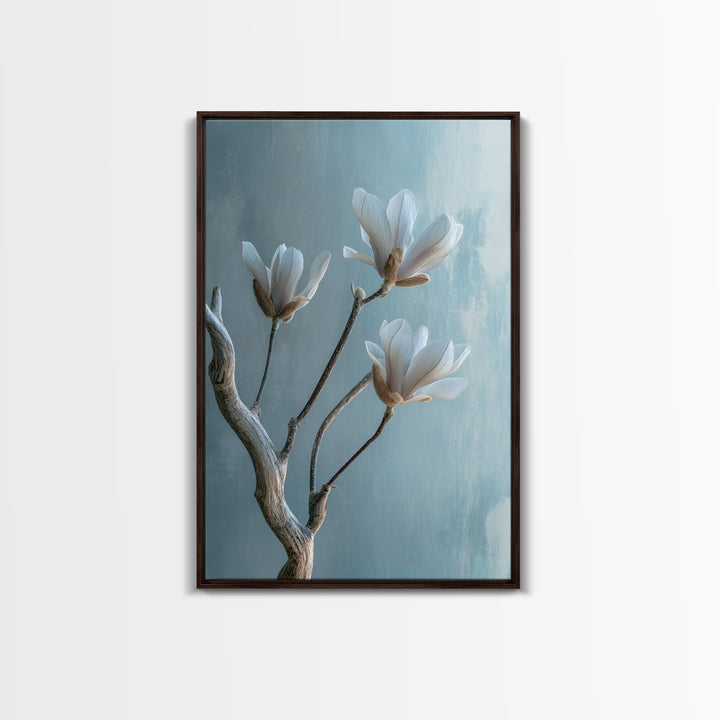 Soft Cloud and Rain Composition Canvas Print, Bathroom Art, Home Decor, Bathroom Decor, Fine Art, Spa, Canvas Wall Art, BAT-2x3-99
