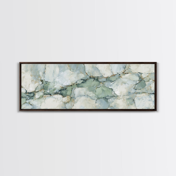 Abstract Marble Texture Framed Canvas Print, Bathroom Art, Halloween Art, Bathroom Decor, Abstract Art, Spa, Textured Painting, BAT-3x1-32