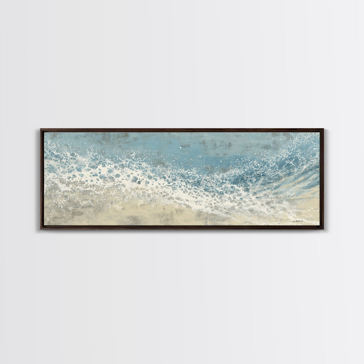 Abstract Water Ripples Canvas Print, Bathroom Art, Framed Wall Art, Bathroom Decor, Abstract Art, Spa, Bathroom Art Decor, BAT-3x1-45