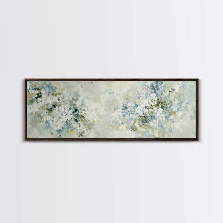 Sunlit Window Plant Shadow on Plaster Framed Canvas Print, Bathroom Art, Custom Pet Portrait, Bathroom Decor, Fine Art, Spa, BAT-3x1-82