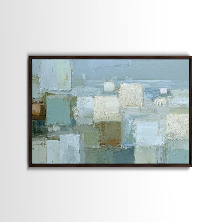 Clean Geometric Forms Canvas Print, Bathroom Art, Bathroom Prints, Bathroom Decor, Spa, Trendy Wall Art, Gallery Decor, BAT-3x2-49