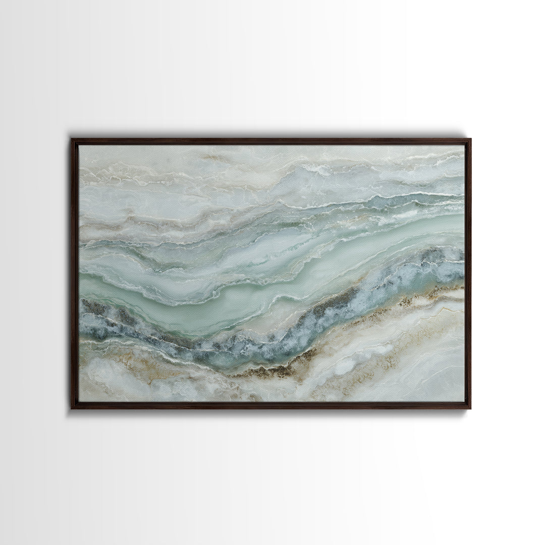 Abstract Marble Texture Framed Canvas Print, Bathroom Art, Halloween Art, Bathroom Decor, Abstract Art, Spa, Textured Painting, BAT-3x2-92
