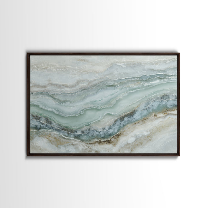 Abstract Marble Texture Framed Canvas Print, Bathroom Art, Halloween Art, Bathroom Decor, Abstract Art, Spa, Textured Painting, BAT-3x2-92