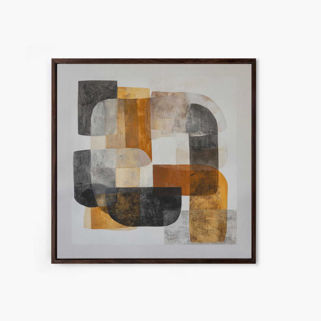 Abstract Charcoal Gestures on White Paper Canvas Print, Black and White Art, Photo Prints, Living Room Decor, Monochrome, BAW-1x1-100